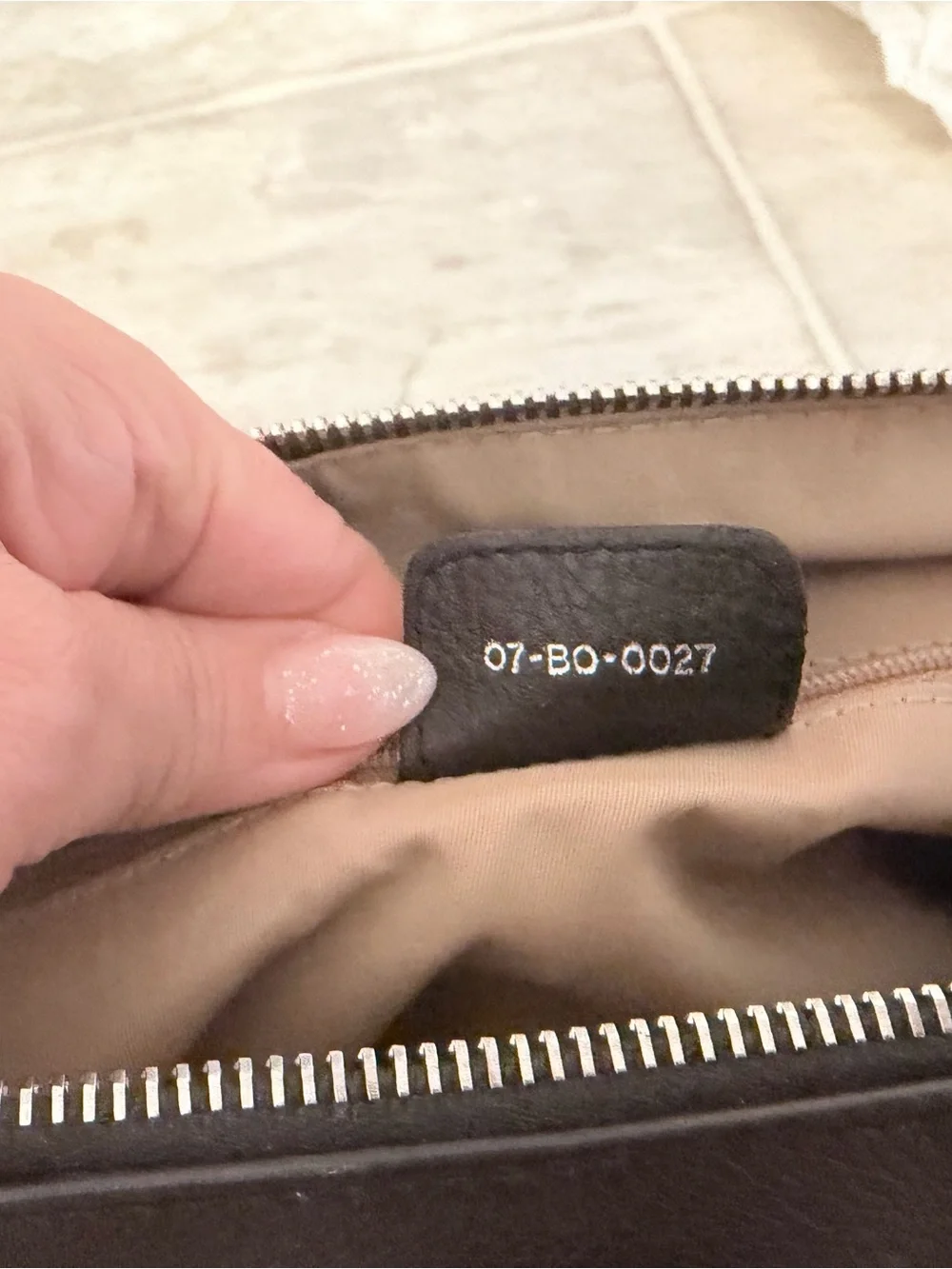 Dior Brown Beige Monogram Shoulder Bag with Black Trim